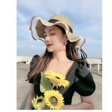 カーキ | 麦わら帽子 レディース UVカット | ミスウェディー
