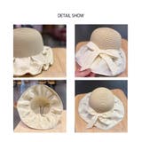 麦わら帽子 レディース つば広 UVカット 折り畳み | ミスウェディー | 詳細画像11 