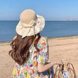 麦わら帽子 レディース つば広 UVカット 折り畳み | ミスウェディー | 詳細画像12 