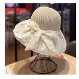 麦わら帽子 レディース つば広 UVカット 折り畳み | ミスウェディー | 詳細画像6 