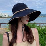 帽子 レディース つば広 UV カット つば広ハット あごひも付き | ミスウェディー | 詳細画像2 