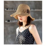 無地  帽子  麦わら帽子 レディース つば広 日よけ帽子 | ミスウェディー | 詳細画像5 
