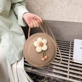 ブラウン | ニットショルダーバッグ レディース 小物入れ付き | ミスウェディー