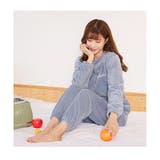 グレー(colorB) | もこもこ パジャマ レディース 上下セット 部屋着 | ミスウェディー