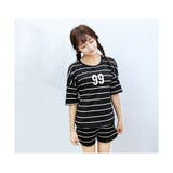 パジャマ レディース 夏 半袖 上下セット ショートパンツ ルームウェア | ミスウェディー | 詳細画像4 