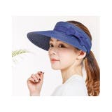 ネイビー | 麦わら帽子 レディース UVカット 春夏 | ミスウェディー