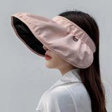 ピンク | レディース UVカット 折り畳み帽子 | ミスウェディー