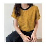 半袖 Tシャツ レディース クルーネック 細ボーダー | ミスウェディー | 詳細画像8 