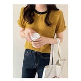 半袖 Tシャツ レディース クルーネック 細ボーダー | ミスウェディー | 詳細画像10 