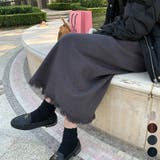 グレー(colorC) | スカート レディース ボトムス フリンジ ミモレ | ミスウェディー