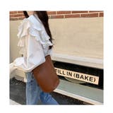 フリル ブラウス レディース 長袖 襟付き ボリューム袖 可愛い 春 韓国 | ミスウェディー | 詳細画像5 