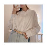 ホワイト | フリル ブラウス 春 | ミスウェディー