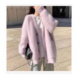 ニットふわふわ レディース カーディガン Vネック | ミスウェディー | 詳細画像12 