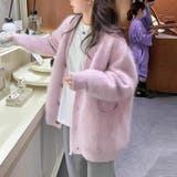ニットふわふわ レディース カーディガン Vネック | ミスウェディー | 詳細画像13 
