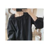 プルオーバー ブラウス 長袖 レディース 白 ホワイト | ミスウェディー | 詳細画像11 