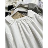 プルオーバー ブラウス 長袖 レディース 白 ホワイト | ミスウェディー | 詳細画像12 