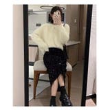 ロングスカート レディース ミモレ丈  キラキラ  | ミスウェディー | 詳細画像5 