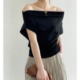 ワンショルダー Tシャツ 肩出し | ミスウェディー | 詳細画像10