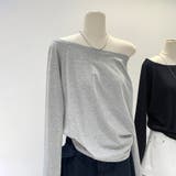 オフショルダー Tシャツ トップス | ミスウェディー | 詳細画像10