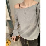 オフショルダー Tシャツ トップス | ミスウェディー | 詳細画像5