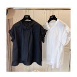 ボリューム袖 ブラウス レディース 半袖 フリル | ミスウェディー | 詳細画像12 