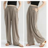 スラックス ハイウエスト ワイドパンツ | ミスウェディー | 詳細画像9 