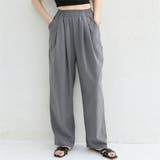 スラックス ハイウエスト ワイドパンツ | ミスウェディー | 詳細画像15 