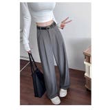 スラックスパンツ ハイウエスト ストレートパンツ | ミスウェディー | 詳細画像13 