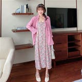 花柄ワンピース ゆったり ロングドレス | ミスウェディー | 詳細画像5