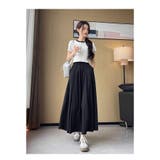 レディース フレアスカートロング ハイウエスト | ミスウェディー | 詳細画像8 