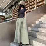 レディース フレアスカートロング ハイウエスト | ミスウェディー | 詳細画像11 