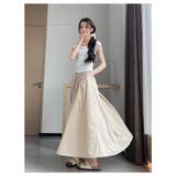 レディース フレアスカートロング ハイウエスト | ミスウェディー | 詳細画像4 