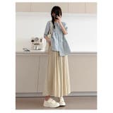 レディース フレアスカートロング ハイウエスト | ミスウェディー | 詳細画像6 