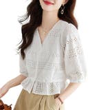 レースブラウス レディース ショート丈 | ミスウェディー | 詳細画像1 