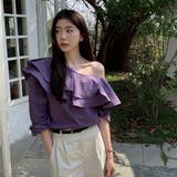 アシンメトリー シャツ 長袖T | ミスウェディー | 詳細画像5 