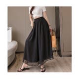 ワイドパンツ ガウチョパンツ ふんわり | ミスウェディー | 詳細画像7 