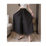 ワイドパンツ ガウチョパンツ ふんわり | ミスウェディー | 詳細画像8 