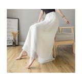 ワイドパンツ ガウチョパンツ ふんわり | ミスウェディー | 詳細画像5 