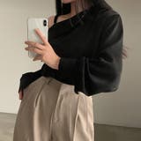 ワンショルダー 長袖 Tシャツ レディース オフショルダー | ミスウェディー | 詳細画像12 