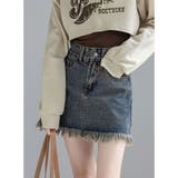 Aライン ミニスカート レディース タッセル ヴィンテージ風 美脚 春秋 韓国 | ミスウェディー | 詳細画像3 