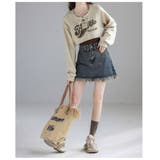 Aライン ミニスカート レディース タッセル ヴィンテージ風 美脚 春秋 韓国 | ミスウェディー | 詳細画像4 