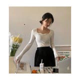 長袖 ニット おしゃれ セーター シンプル リブニット | ミスウェディー | 詳細画像7 