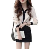 Vネックカーディガン レディース ニット | ミスウェディー | 詳細画像3 