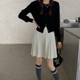 ニット ミニスカート Aラインプリーツ  | ミスウェディー | 詳細画像9 