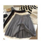 ニット ミニスカート Aラインプリーツ  | ミスウェディー | 詳細画像14 