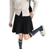 ニット ミニスカート Aラインプリーツ  | ミスウェディー | 詳細画像3 