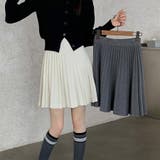ニット ミニスカート Aラインプリーツ  | ミスウェディー | 詳細画像8 