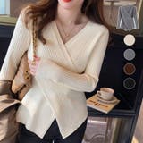 アプリコット | Vネック チュニックニット レディース | ミスウェディー