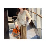 Vネック チュニックニット レディース | ミスウェディー | 詳細画像4