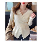 Vネック チュニックニット レディース | ミスウェディー | 詳細画像5